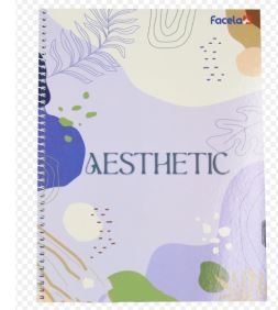 CUADERNO ESPIRAL CON DISEÑOS #3 FACELA CUADRO PT17019