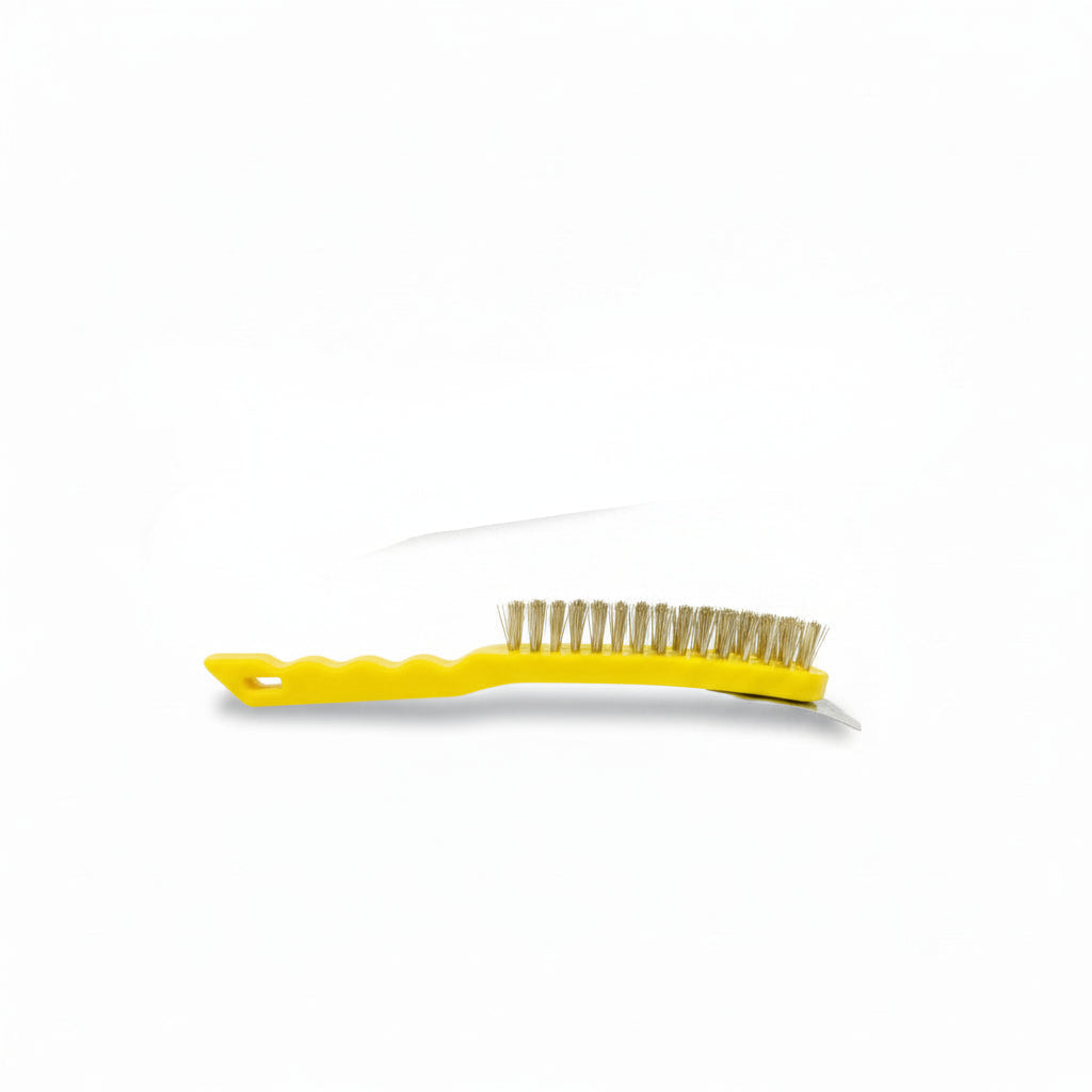 CEPILLO DE ALAMBRE CON ESPATULA 4X16CM HUNTER HM-2709