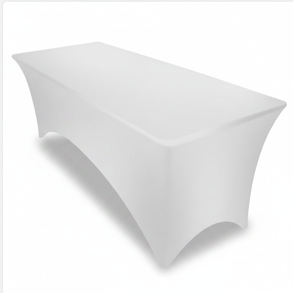 FORRO BLANCO ELASTICO PARA MESA PEGABLE 21.5X65X24 PLG KIS-76749