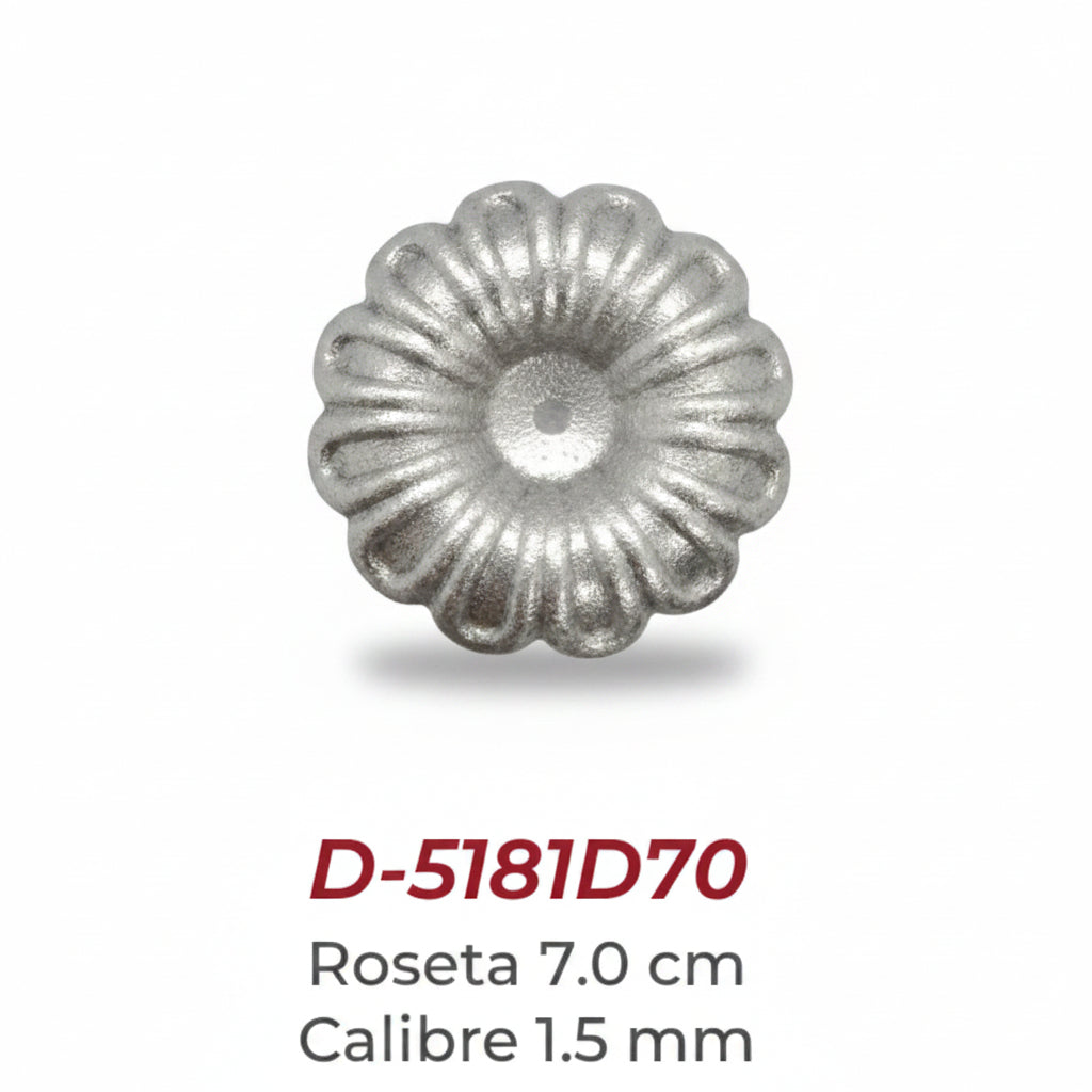 FORJADO ROSETA 7CM D-5181