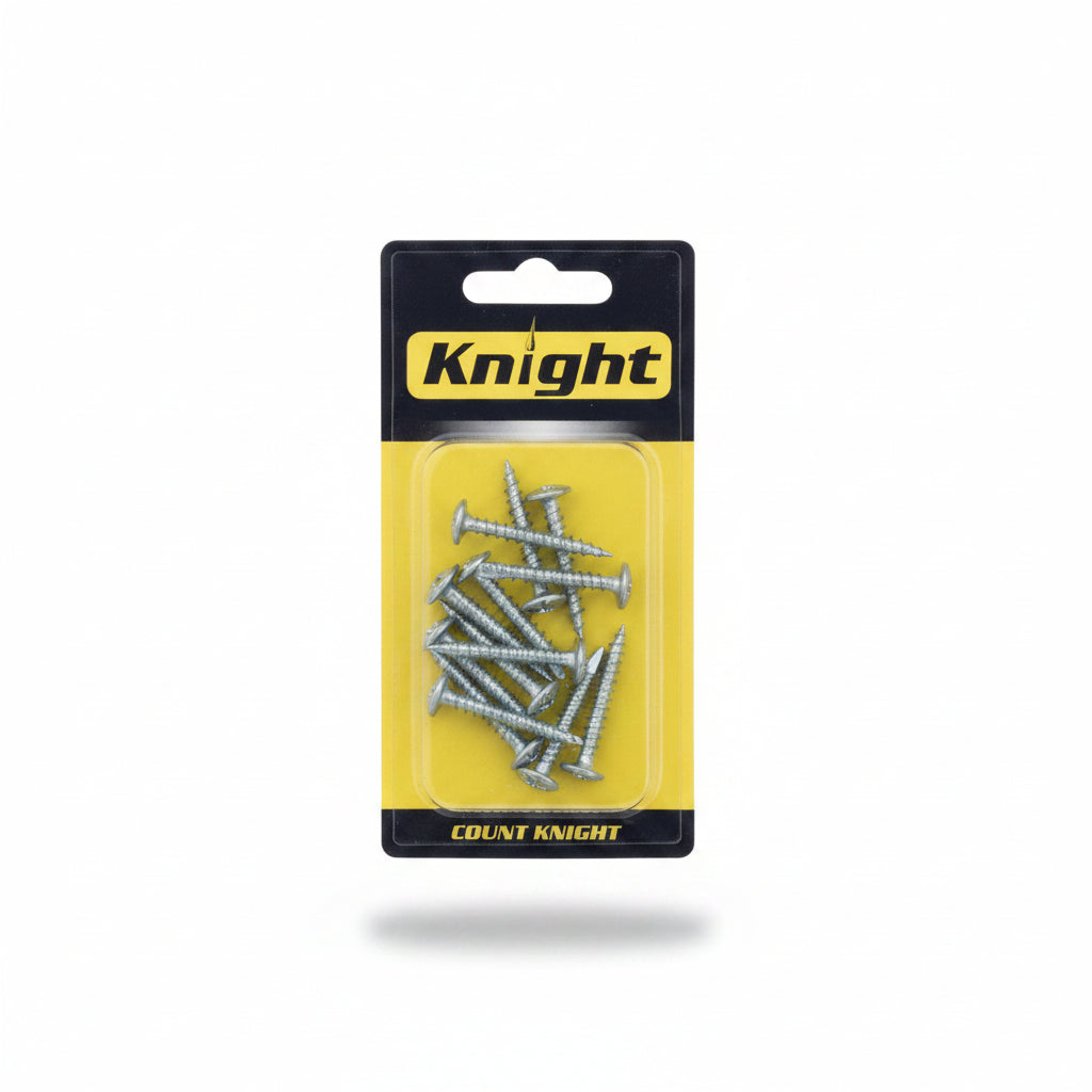 SET DE TORNILLO K-LATH PUNTA BROCA GALVANIZADO CABEZA SEGMENTADA