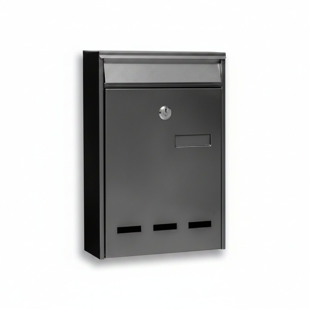 BUZÓN NEGRO WADFOW 31.5 CM X 21.5 CM X 7.5 CM