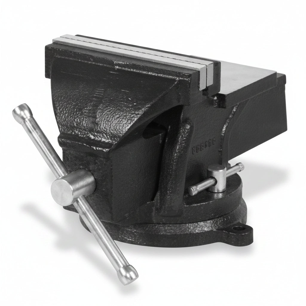 PRENSA DE BANCO DE 6PLG CON BASE GIRATORIA CROWMAN 100406 6"