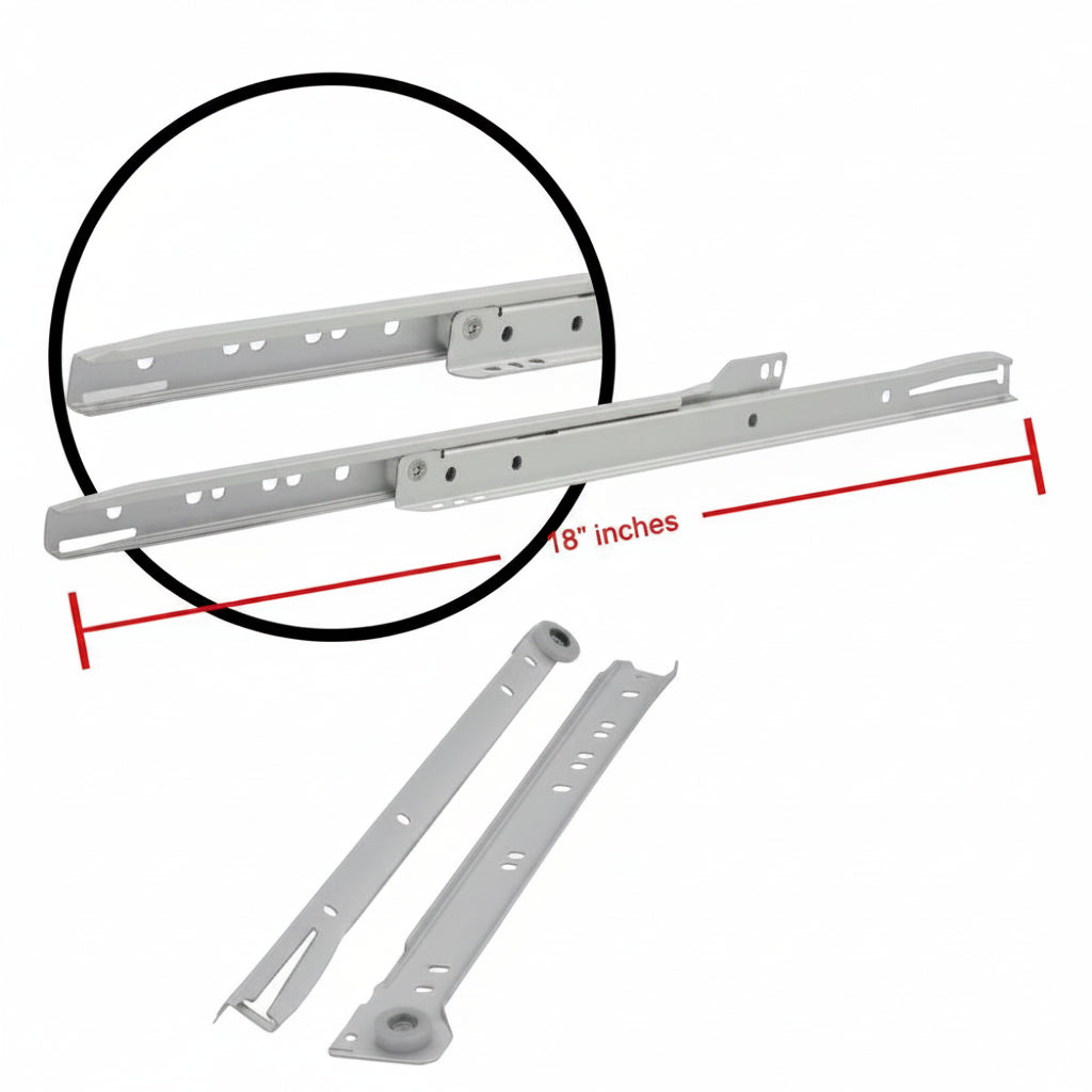 RIEL PARA GAVETA BLANCO 18PLG HUNTER F-1379