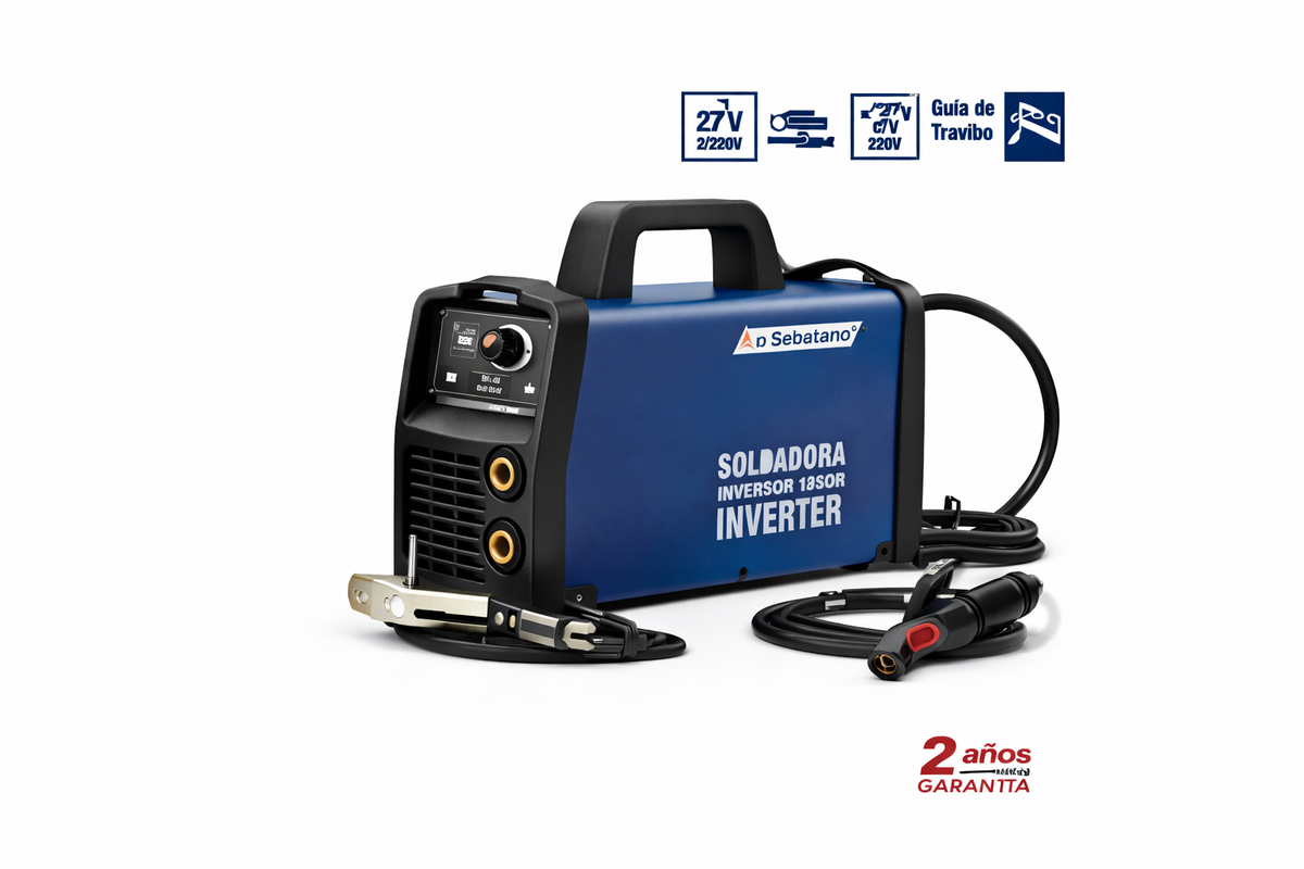 SOLDADOR ELECTRICO INVERSOR 160AMP 27/220V 60H + CARETA P/SOLDAR FOTOSENSIBLE WH30/1-23109000 8121995 INFRA