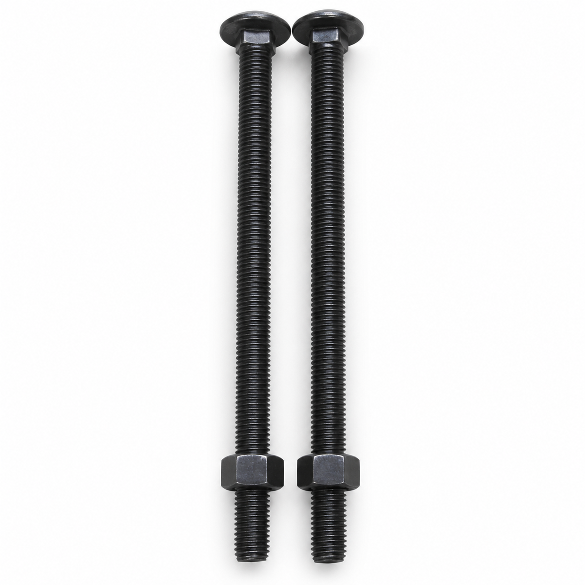 PERNO CABEZA REDONDA NEGRO 3/8X6PLG CON TUERCA