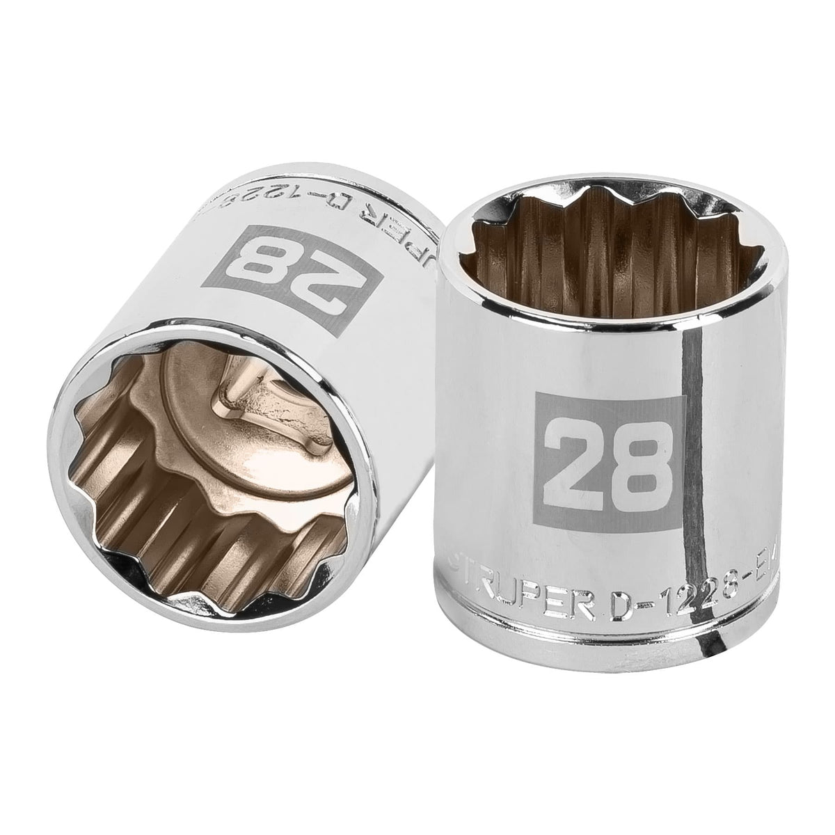 CUBO CUADRADO 1/2 28MM TRUPER 13542
