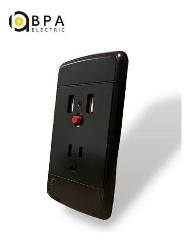 TOMA MAS USB NEGRO BPA ELECTRIC CT00019NG