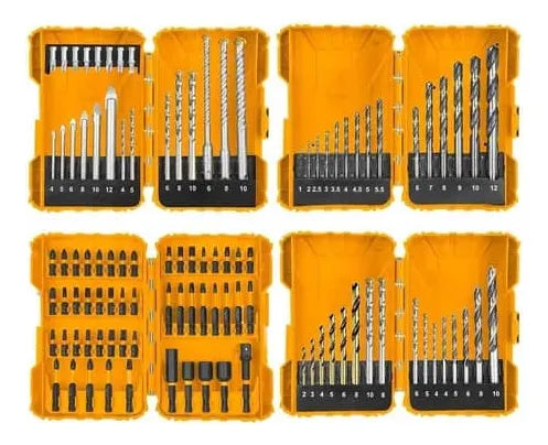 SET BROCA METAL CONCRETO + PUNTAS INGCO UCOS23045