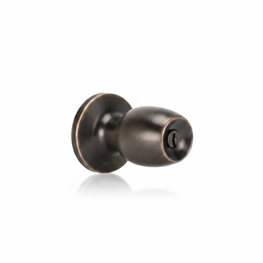 CERRADURA DE POMO TIPO COPA PARA BAÑO HUNTER CE-1086