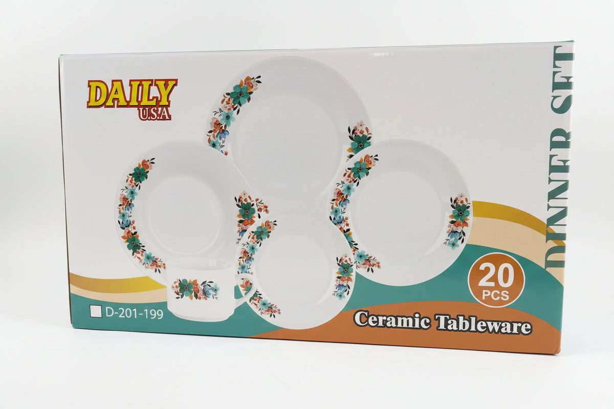 SET VAJILLA 20 PZAS DAILY D-201-199