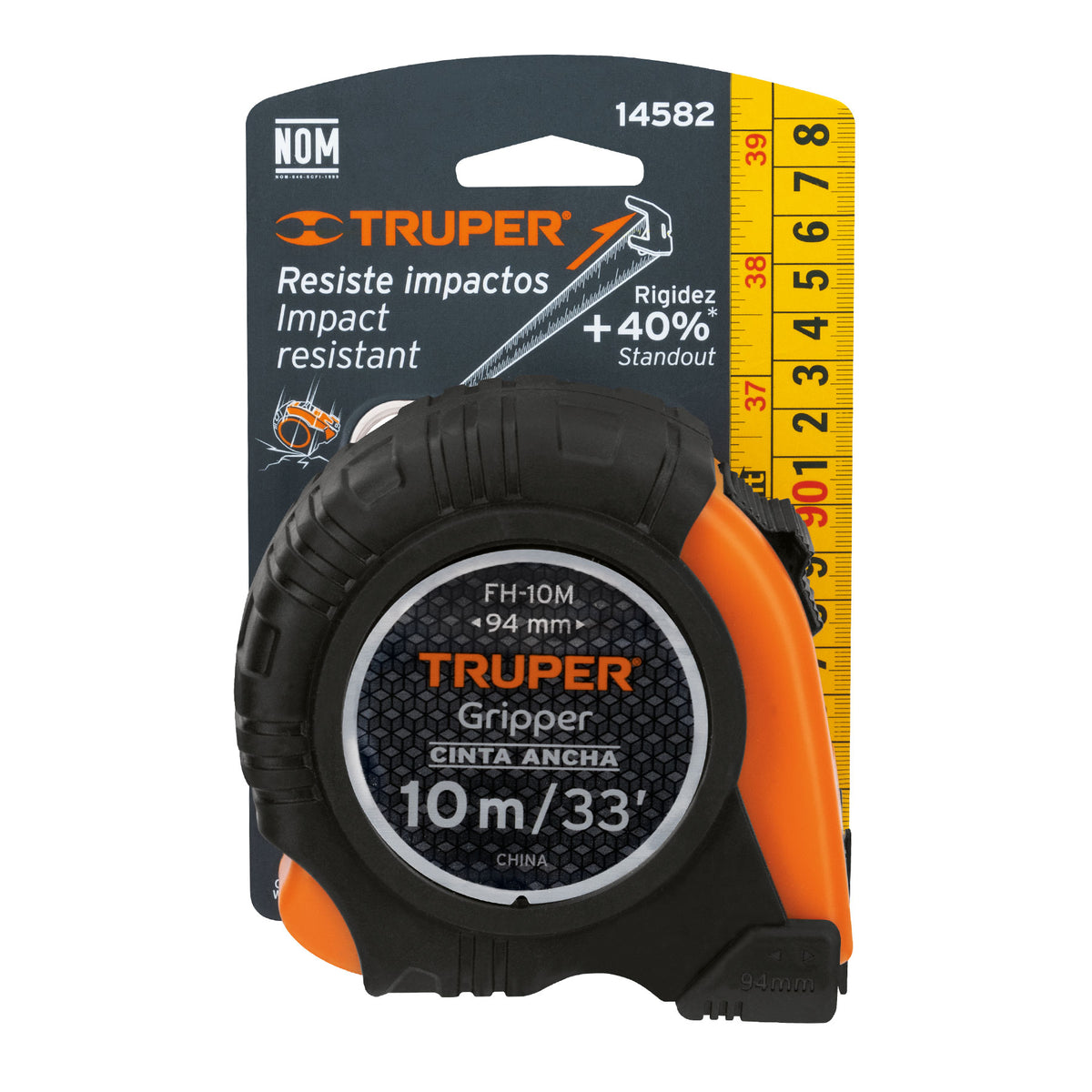 CINTA METRICA DE 10 METROS TRUPER 14582