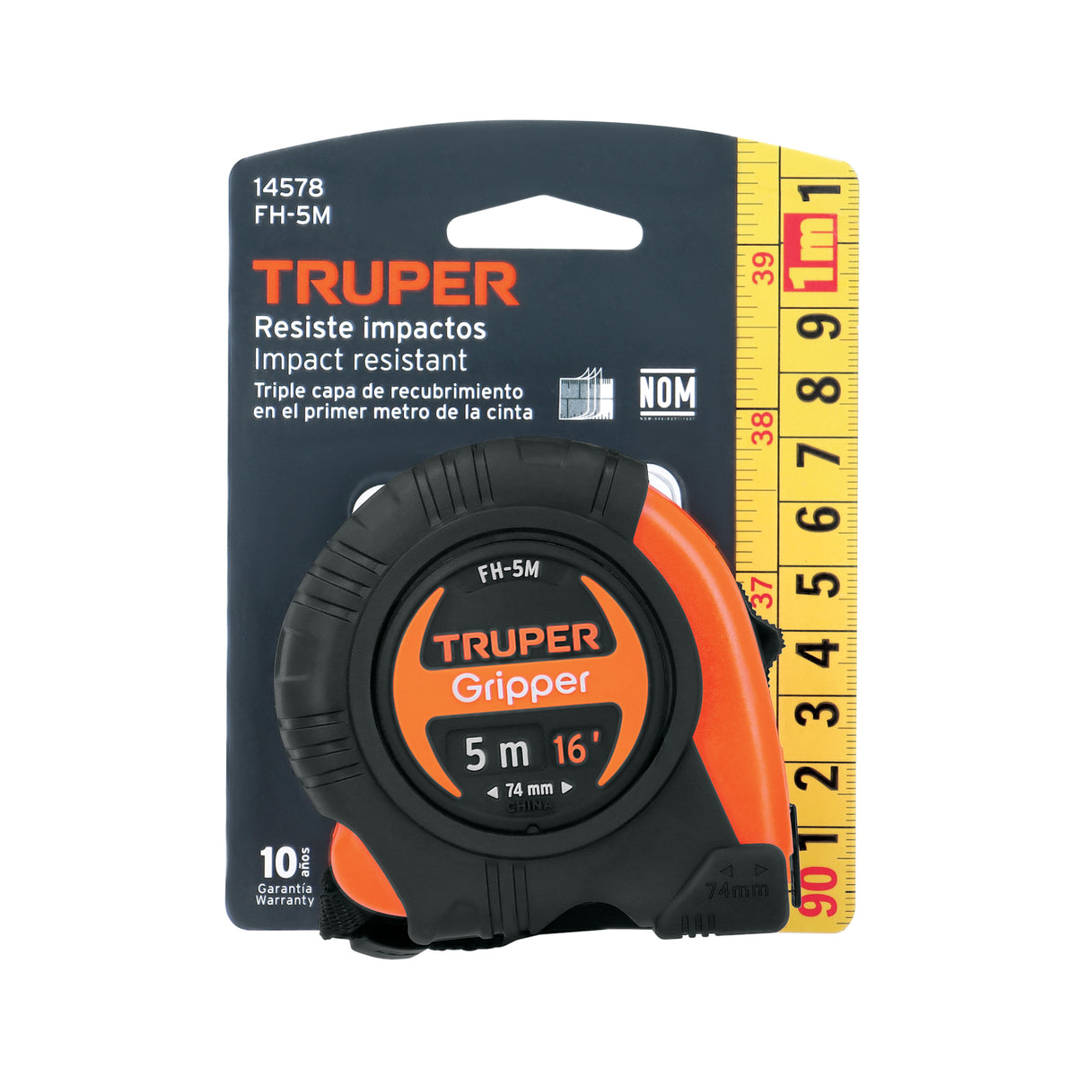 CINTA METRICA DE 5 METROS TRUPER 14578