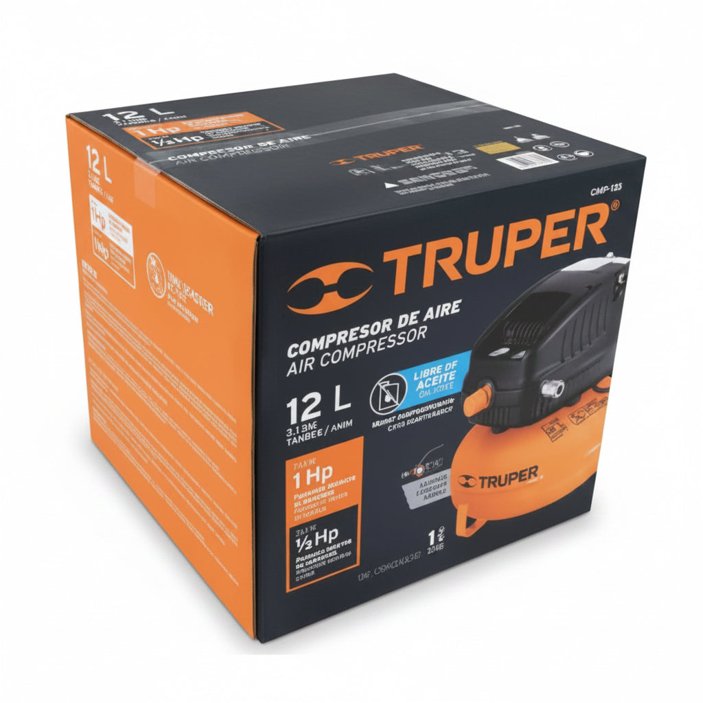 COMPRESOR DE AIRE 12 LITROS TRUPER 13824