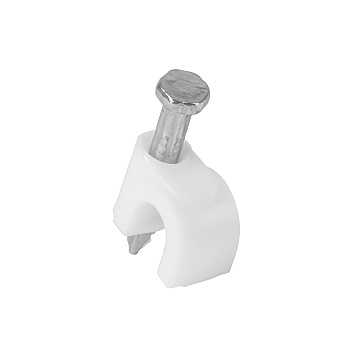 GRAPA PLASTICA P/CABLE REDONDO 16MM 20PZS BLANCA VOLTECK 48276