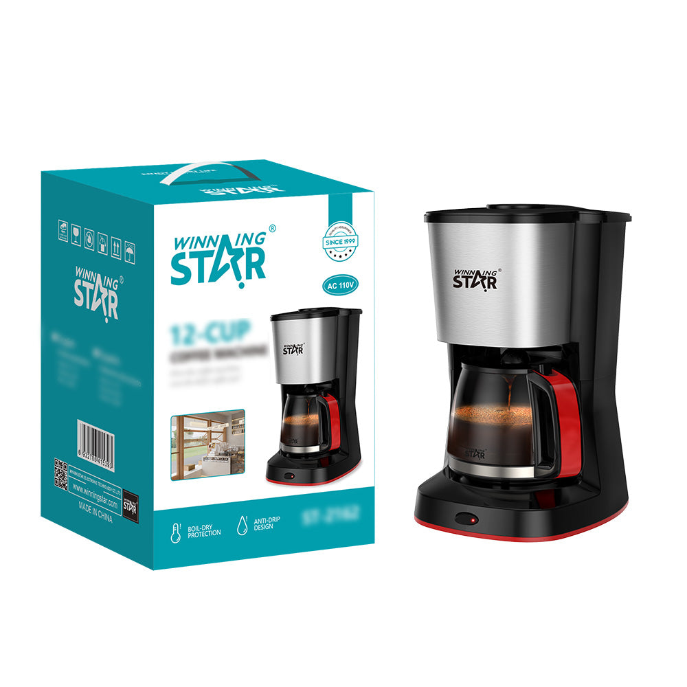 CAFETERA 12 TAZAS WINNING STAR ST-2162