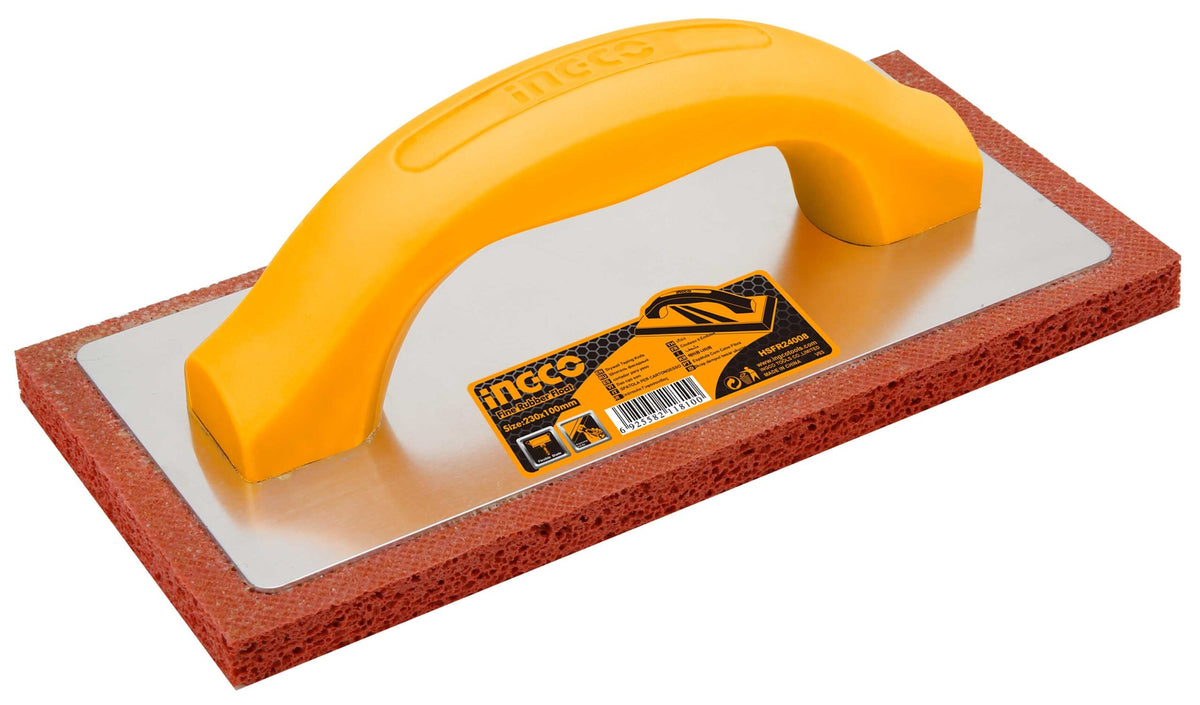 LLANA ESPONJA 3/4X9X4PLG MANGO PLASTICO INGCO HSFR24008