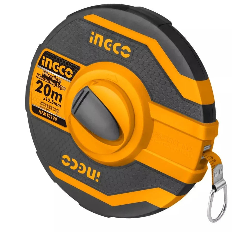 CINTA METRICA CON MANIJA 20MX12.5MM ACERO INGCO HSMT8420