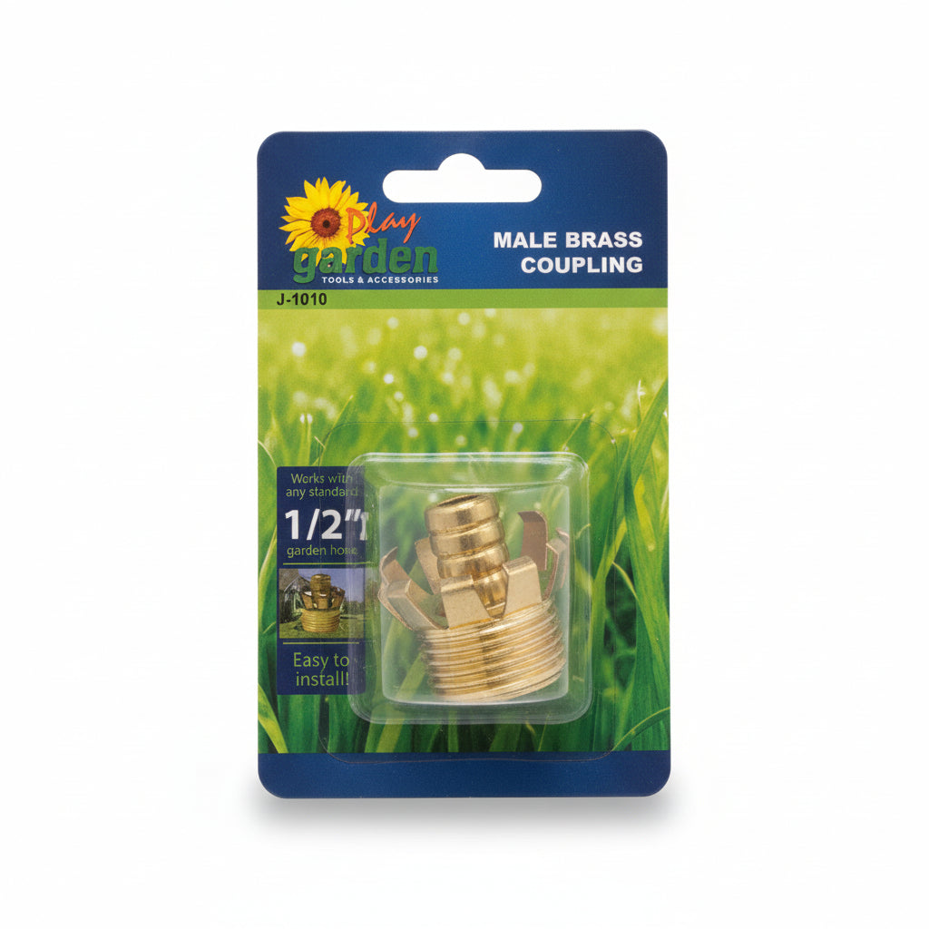 CONECTOR MACHO DE BRONCE DE 1/2 PLG
