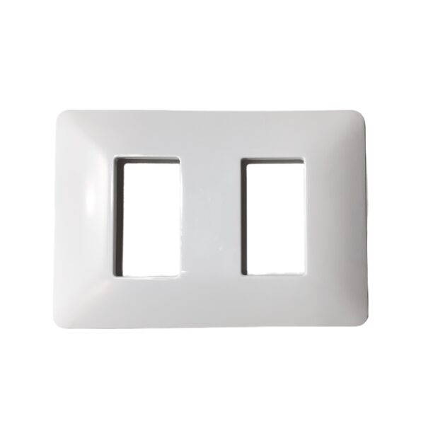 PLACA 2 VENTANAS MATRIX BLANCA JF BM22 UNIDAD