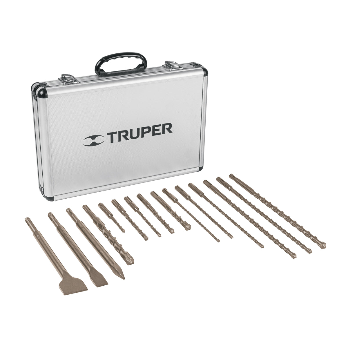 JUEGO DE 15 BROCAS Y CINCELES TRUPER 11897