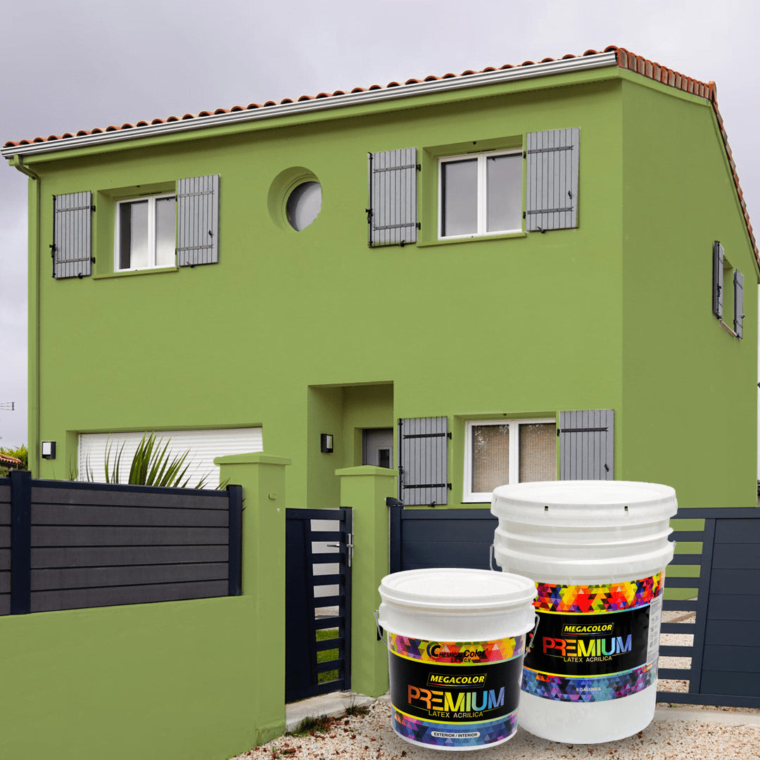 PINTURA MEGACOLOR LATEX PREMIUM LIMON POLAR