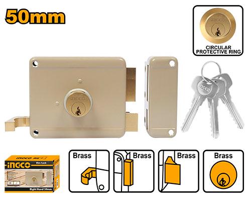 CERRADURA DERECHA 50 MM INGCO LKRL150R