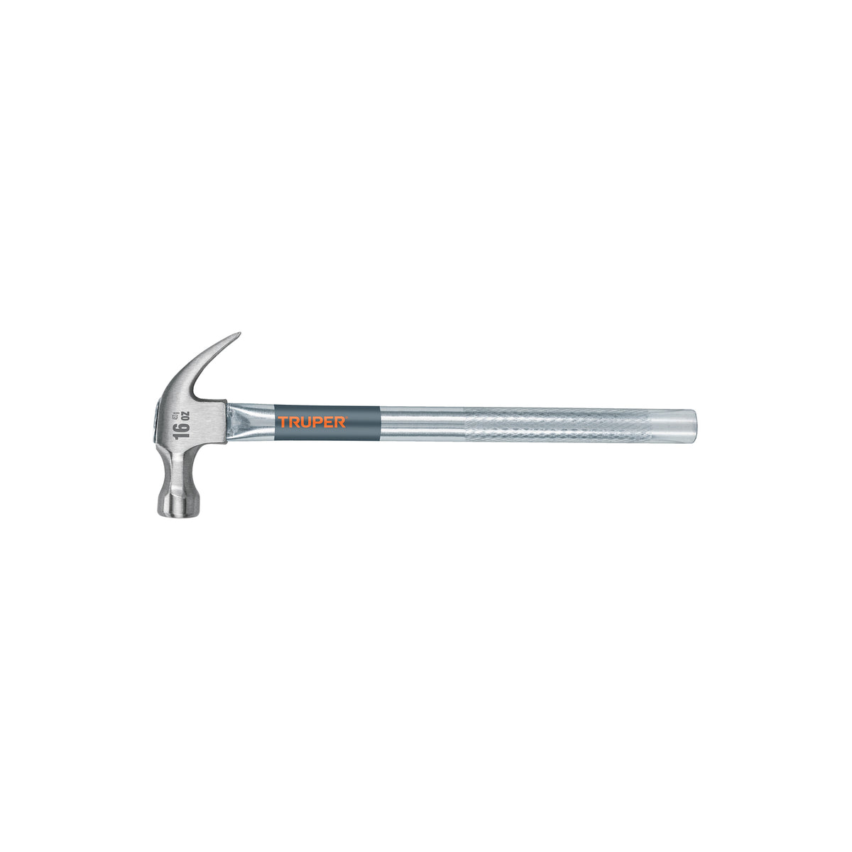 MARTILLO TUBULAR PULIDO UÑA CURVA 16OZ TRUPER