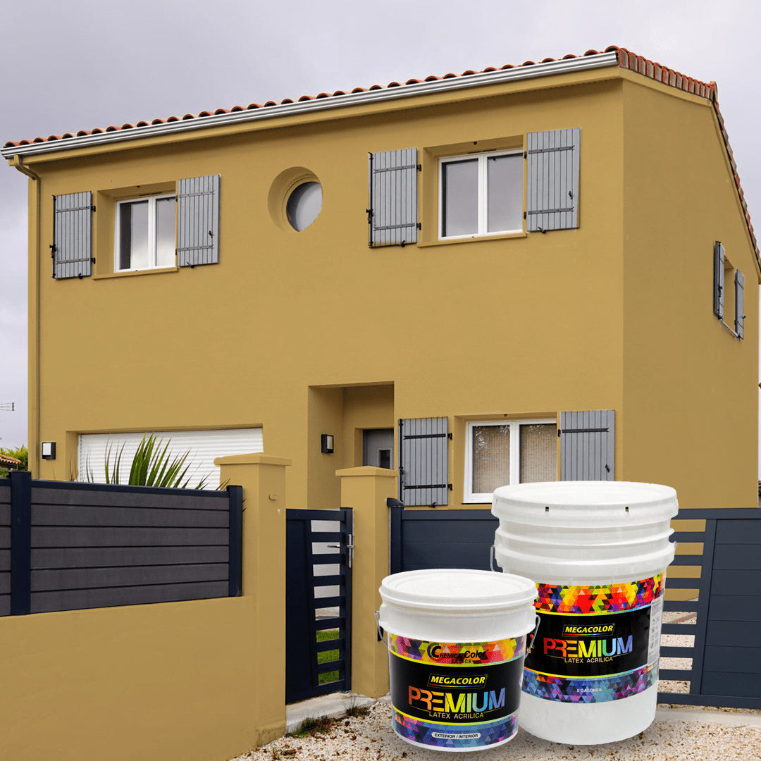 PINTURA MEGACOLOR LATEX PREMIUM ORO CLASICO