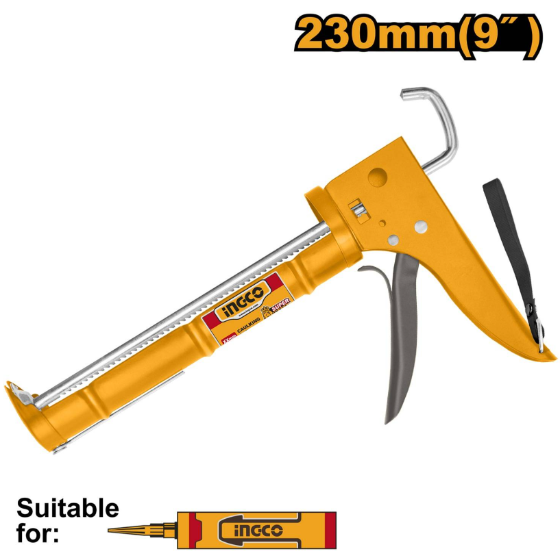 PISTOLA PARA SILICON ESTANDAR INGCO HCG0909 631890