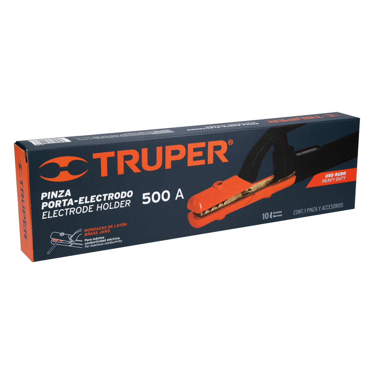 PINZA PORTA ELECTRODO DE 500 A TRUPER 14233