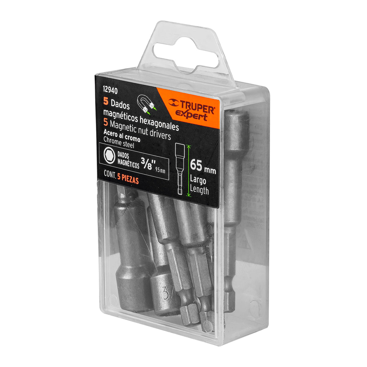 DADO MAGNETICO HEXAGONAL 3/8 PLG TRUPER 12940