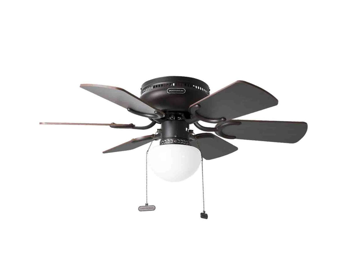 VENTILADOR DE TECHO 1L 6A 30P 65W LATON ANTIGUO MASTERFAN PETITE
