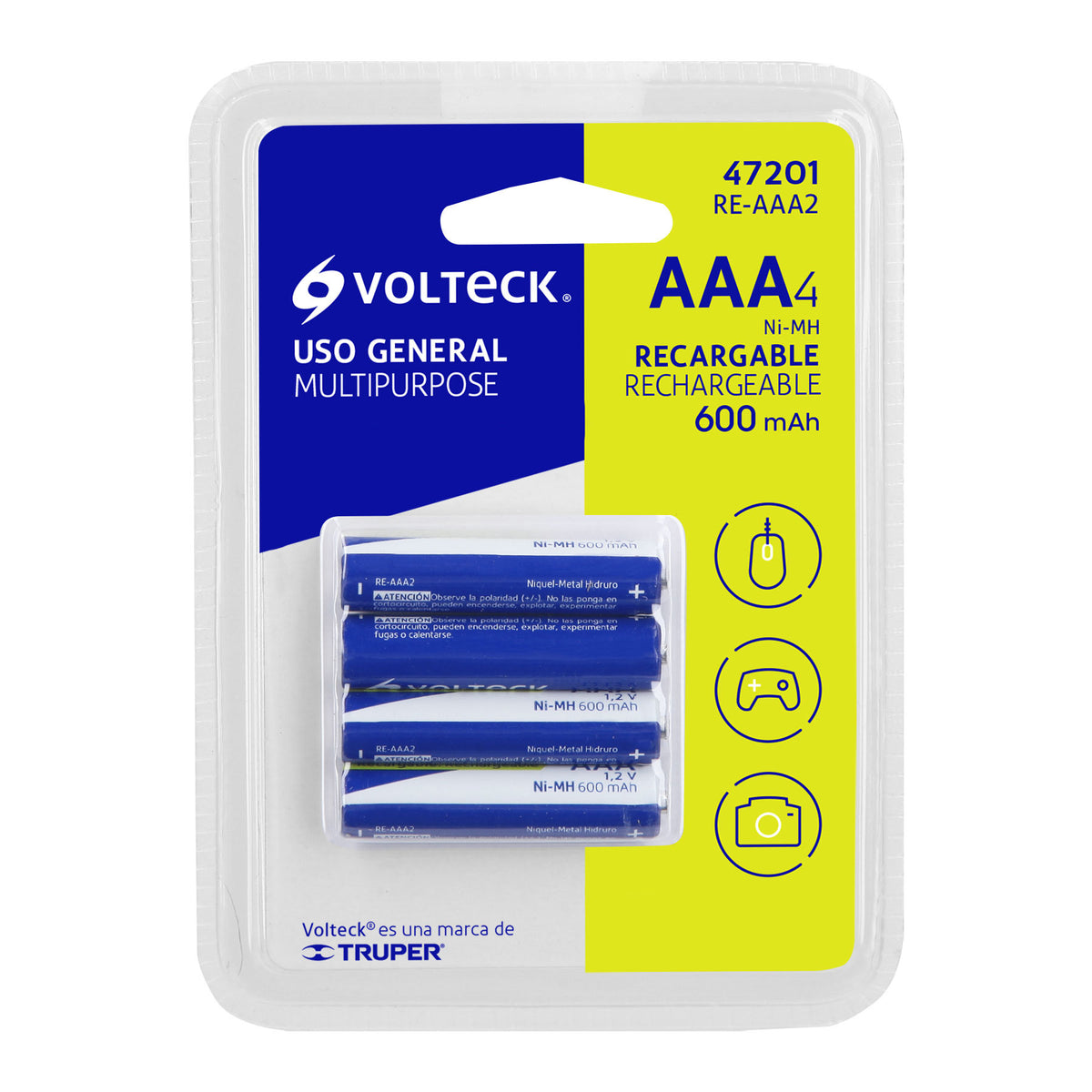 BATERIA 4PCS VOLTECK 47201