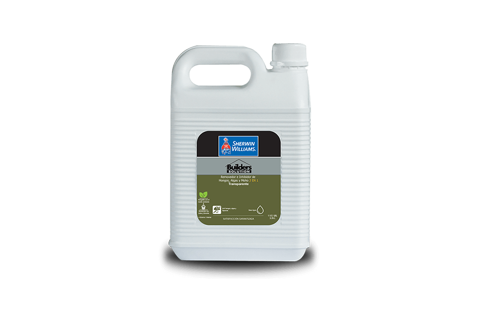 REMOVEDOR INHIBIDOR DE HONGOS ALGAS MOHO 2 EN 1 TRANSPARENTE SHERWIN WILLIAMS GALON