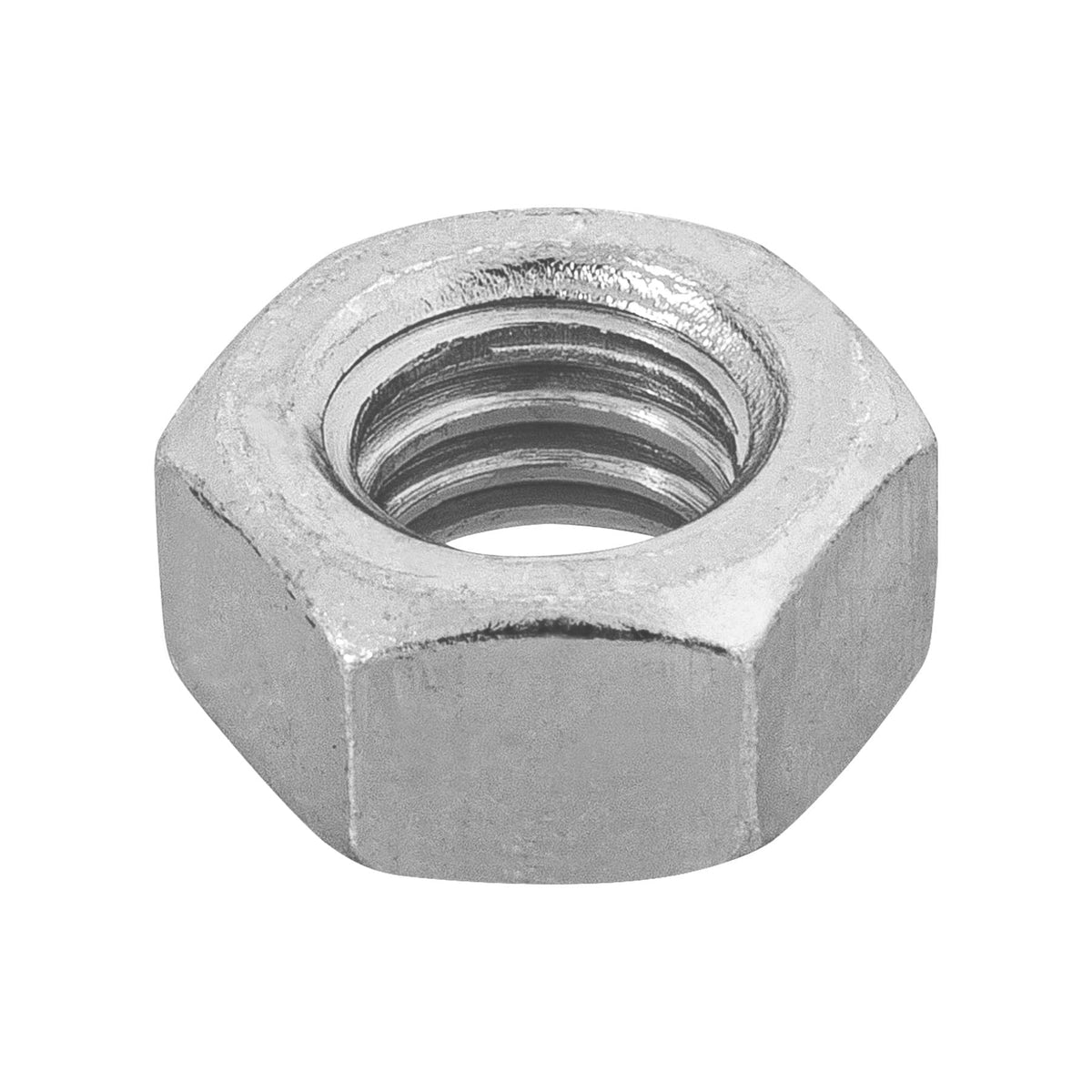 TUERCAS GALVANIZADA HEXAGONAL 1/4PLG FIERO 44548