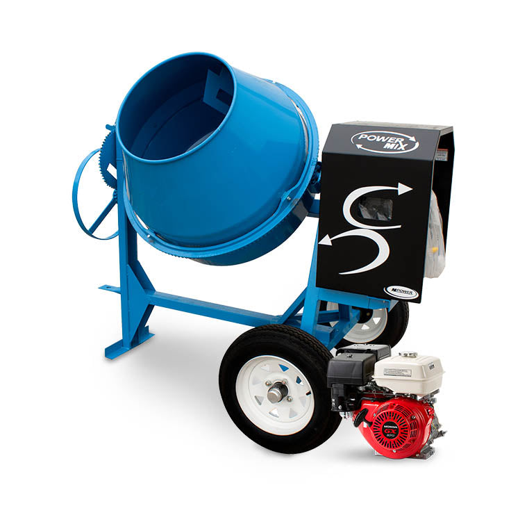 CONCRETERA 9PIES CUBICOS C/MOTOR HONDA 5.5HP GABINETE FIJO MODELO R1UAH5.5 UNA BOLSA