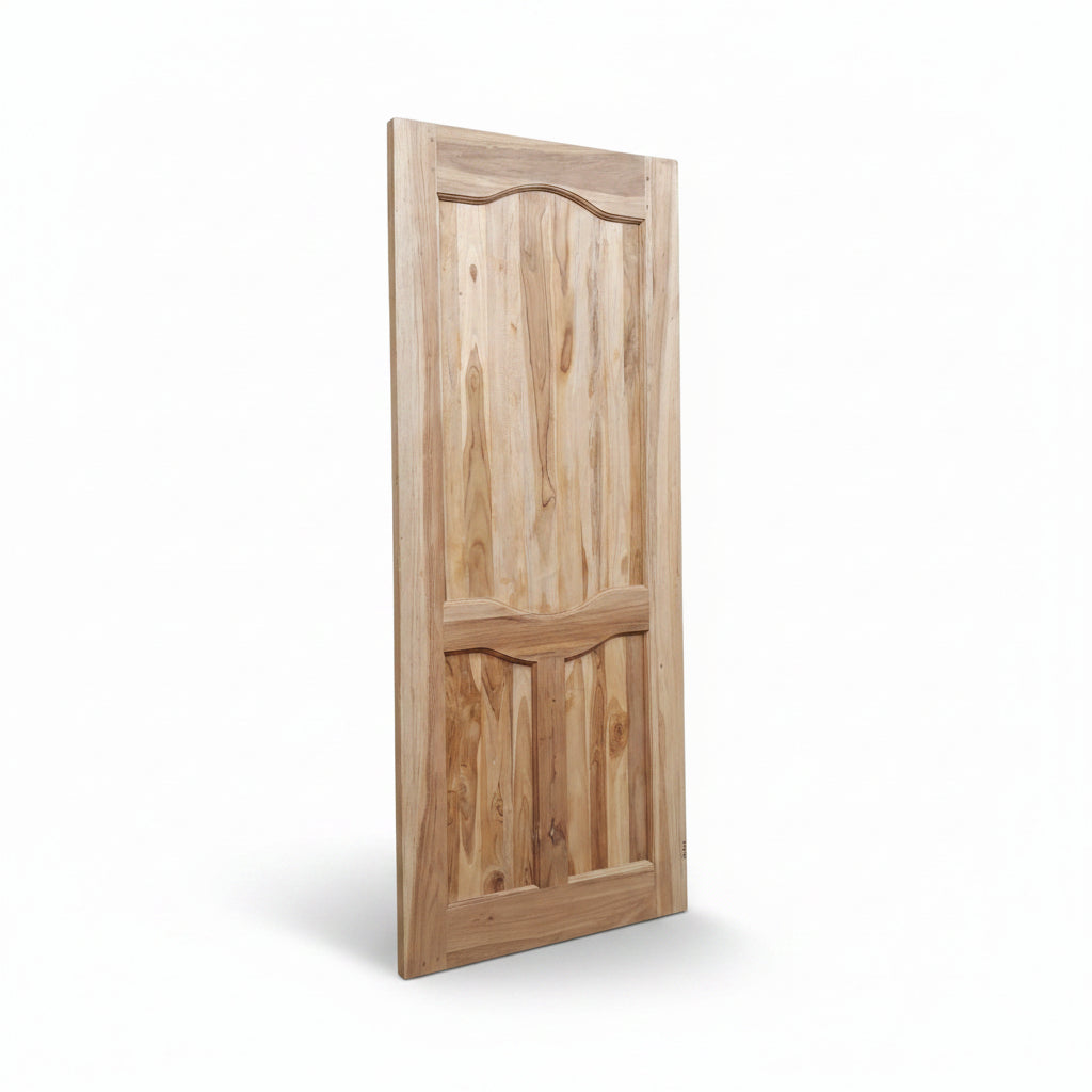 PUERTA DECORADA MADERA DE TECA 210CMX91CM