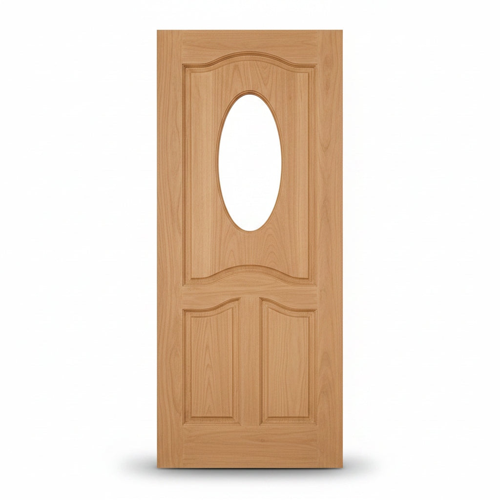 PUERTA DECORADA MADERA DE TECA 209CMX90.5CM