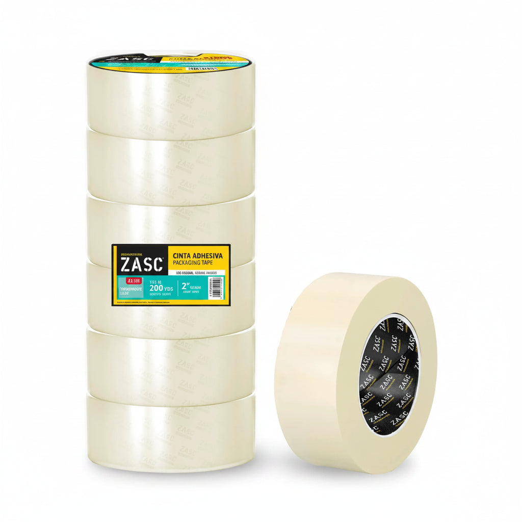 CINTA ADHESIVA TRANSPARENTE 45MMX200YDS ZASC Z-PT50X200-CL