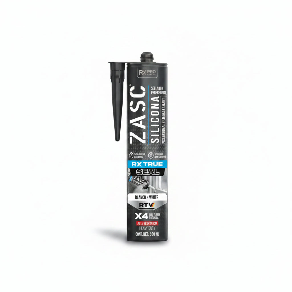 SELLADOR DE SILICONA 300ML BLANCO ZASC Z-RXSS300-WT