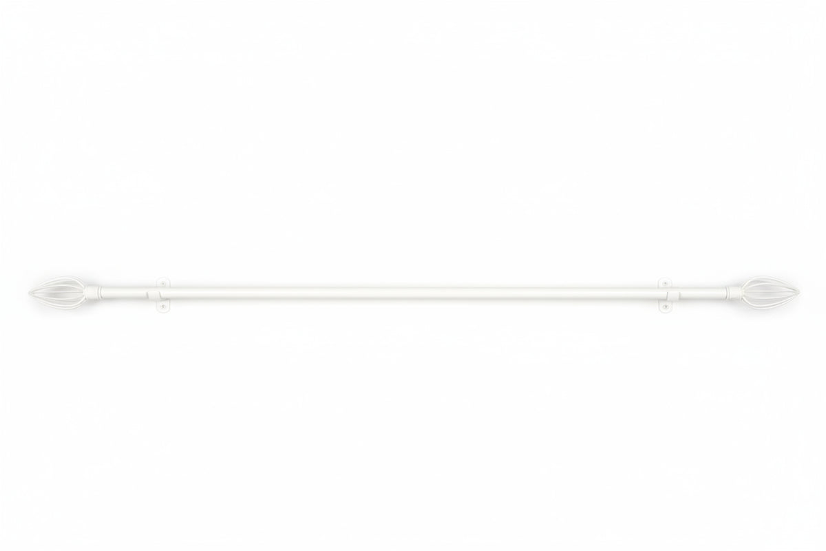 CORTINERO NEGRO Y BLANCOEXTENSIBLE 160–300 CM (3.0 M) MODELO FB19027