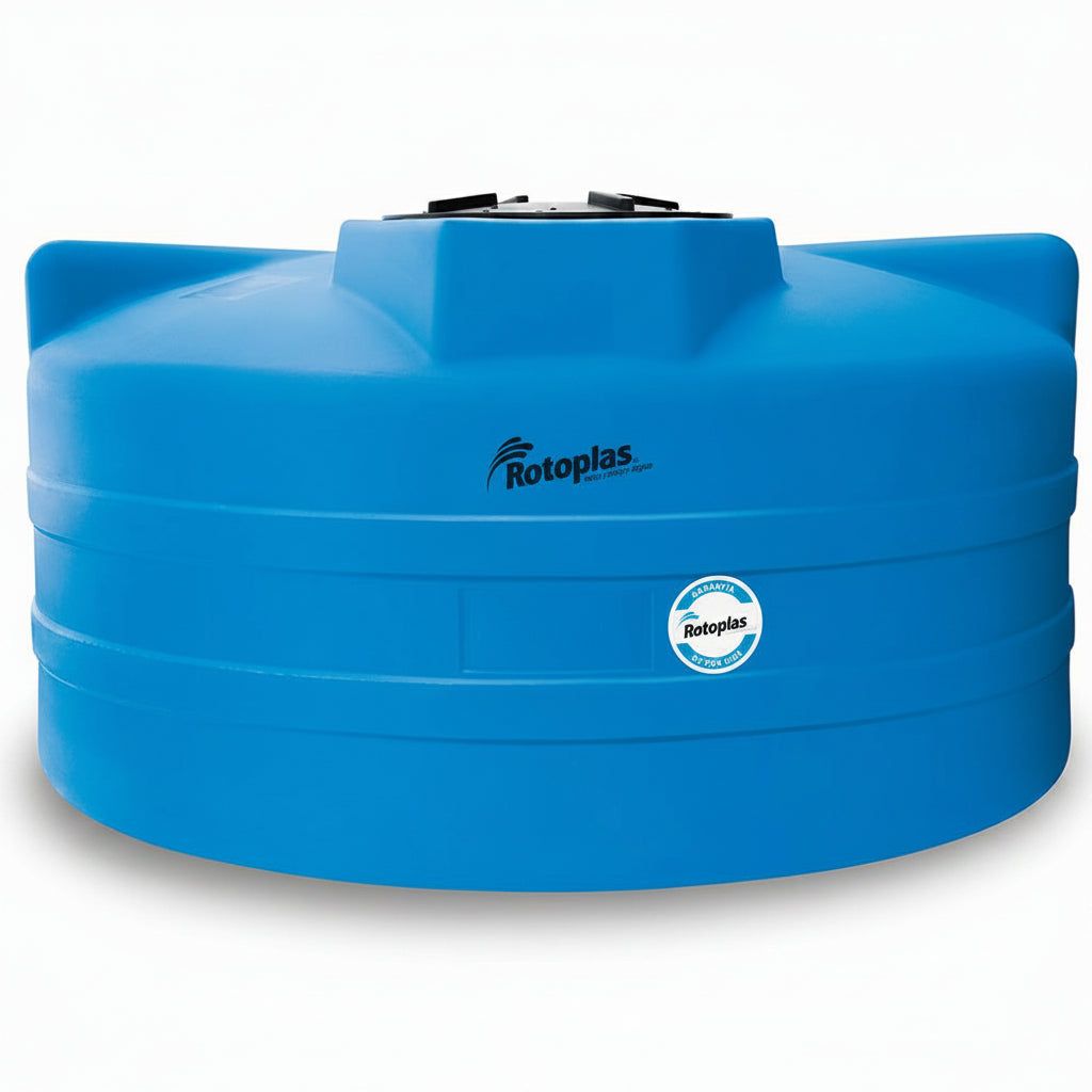 TANQUE CISTERNA AZUL 5000 LITRO 510172 ROTOPLAS-SIN ACCESORIOS