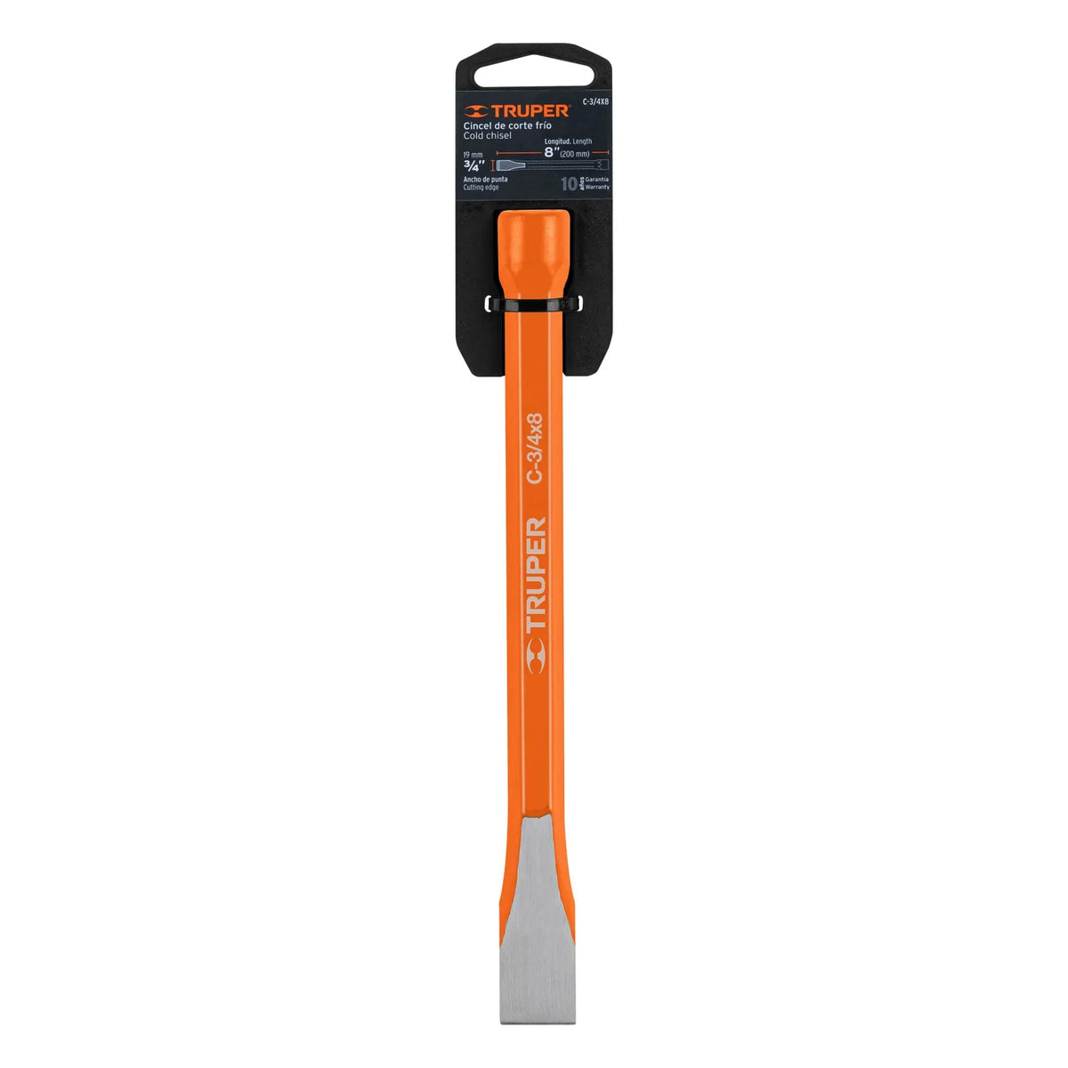 CINCEL DE CORTE FRIO 3/4X8 PLG TRUPER 12142