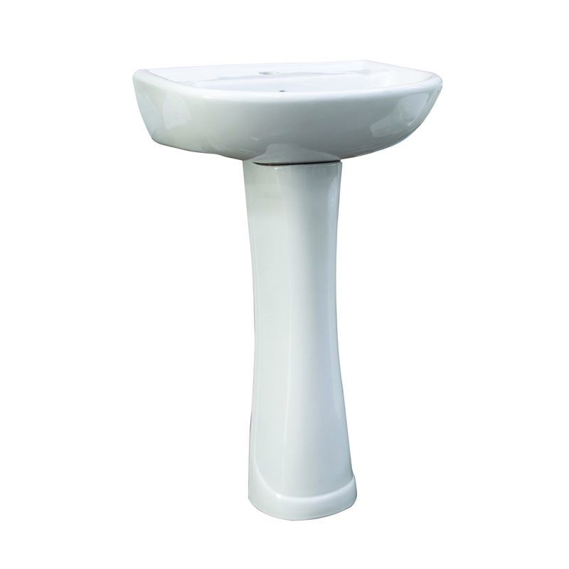LAVAMANO+PEDESTAL BLANCO 46X39 CM GENERIC 2439174