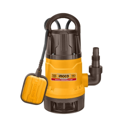 BOMBA SUMERGIBLE AGUA LIMPIA 1HP 120V 750W INGCO USPD7508