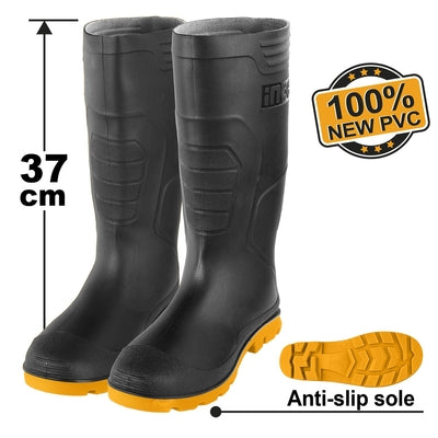 BOTA DE HULE NEGRO INGCO