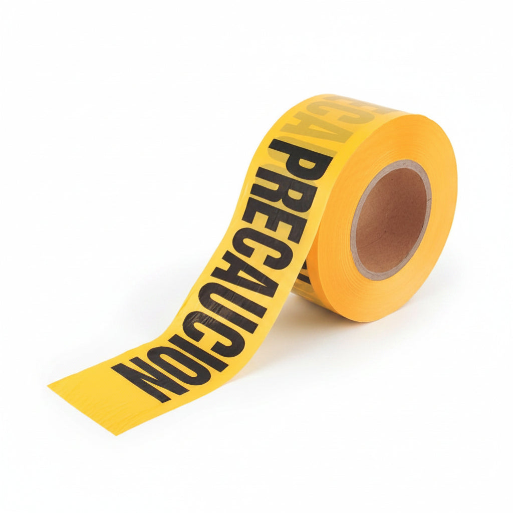 CINTA PERIMETRAL PRECAUCION AMARILLO 7.5CMX50MTS HUNTER S-1053