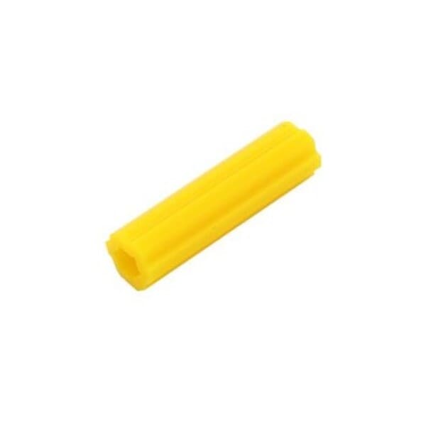 ANCLA TACO PLASTICA AMARILLO 1/4X1 1/4 PLG 002452