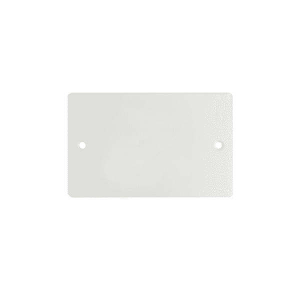 TAPADERA PVC RECTANGULAR GRIS Y BLANCA UNIDAD